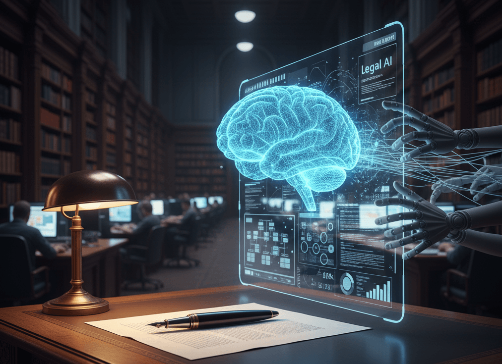 Gemini_Generated_Image_cw5pb8cw5pb8cw5p اندوه اسارت در تکرار و سایهی هوش مصنوعی بر چراغ ذهن وکیل